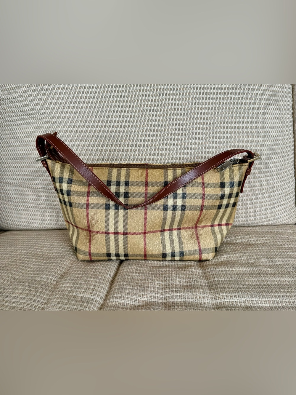 Vintage Burberry Check Nova shoulder bag
